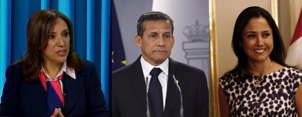 Ex procuradora de Perú, Humala y Nadine Heredia