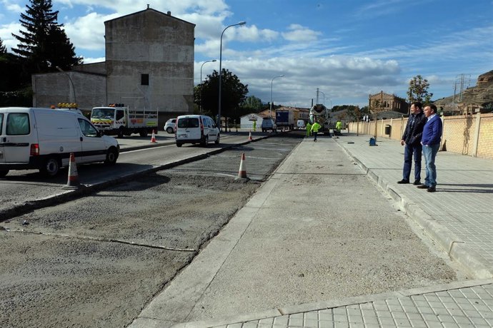Beamonte ha visitado este miércoles los trabajos en esta vía