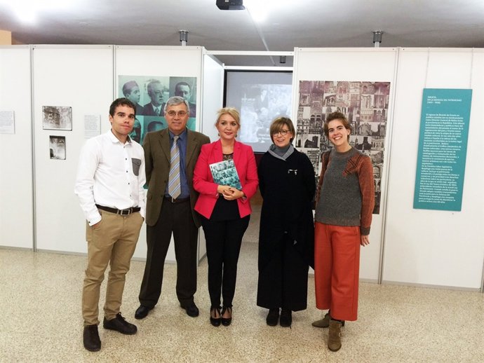 Inauguración de la muestra sobre Orueta en el I.E.S. Maestro Haedo de Zamora 