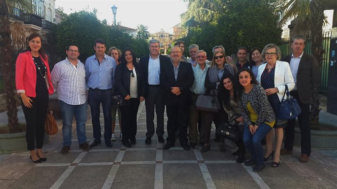 Visita de Fernández de Moya a La Carolina