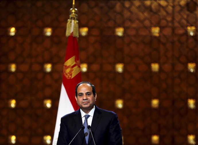 El presidente de Egipto , Abdel Fattah al- Sisi