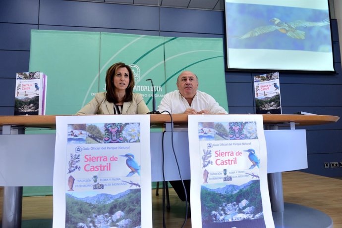 Presentación de la guía por parte de la delegada de Medio Ambiente en Granada.