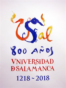 Nuevo logotipo del VIII Centenario de la USAL