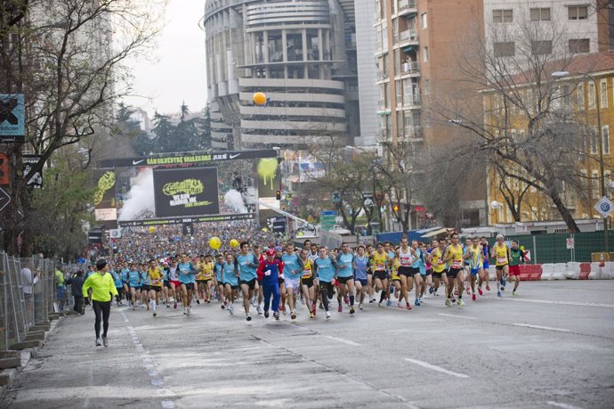 Salida Populares San Silvestre Vallecana 2010