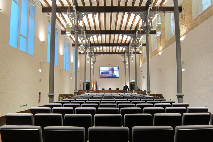 Salón de plenos de la DPZ