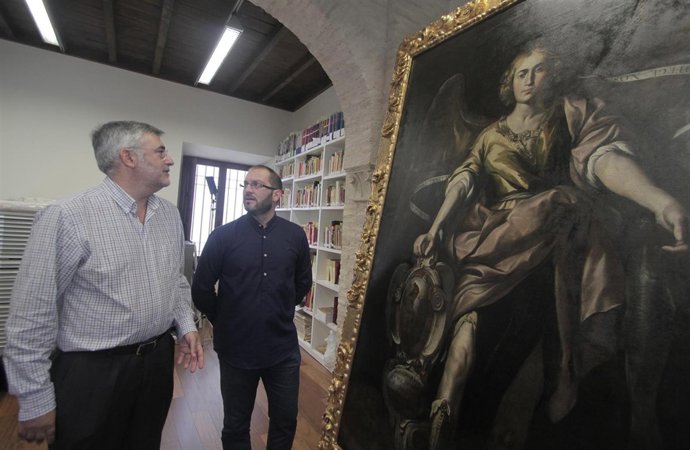 Presentación del cuadro de San Rafael restaurado