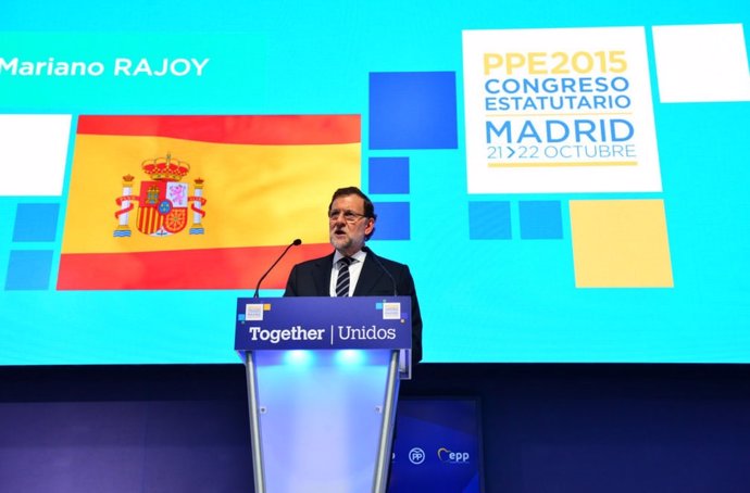 Rajoy en el Congreso del Partido Popular Europeo
