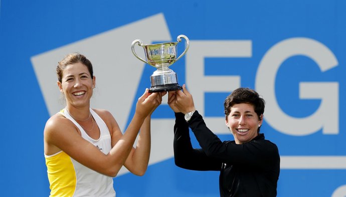 Suárez y Muguruza, campeonas en Birmingham