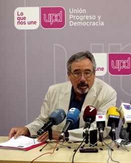El portavoz de UPyD en la Región de Murcia, José Antonio Sotomayor