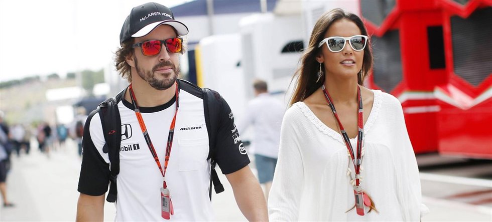 Fernando Alonoso y Lara Álvarez