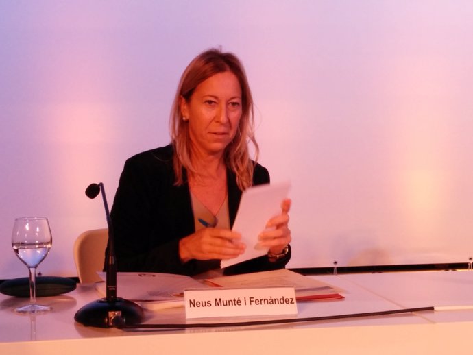 Vicepresidenta de la Generalitat, Neus Munté