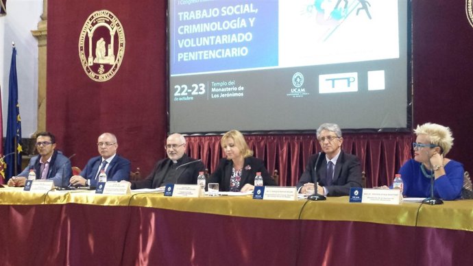 La consejera de Familia e Igualdad de Oportunidades en Congreso UCAM