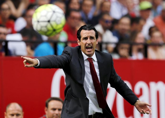 Unai Emery, entrenador del Sevilla