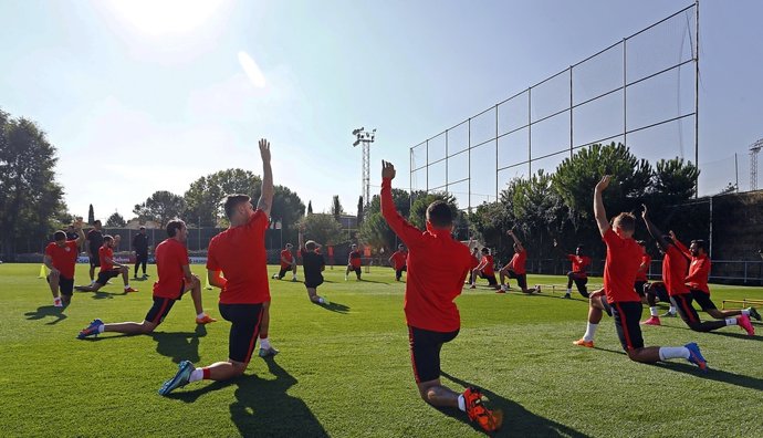 Entrenamiento Atlético de Madrid