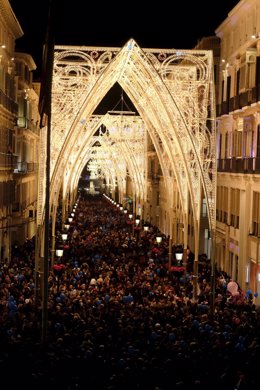 Alumbrado de Navidad en Málaga 2014