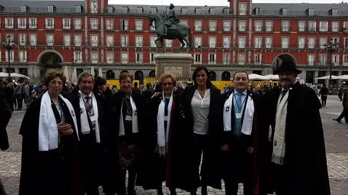 Gema Igual en el Encuentro de la Asociación de Amigos de la Capa Española