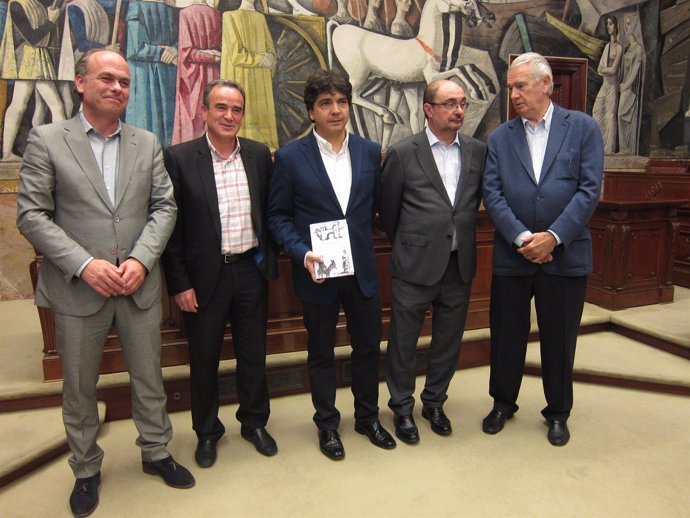 Mario Garcés ha presentado su libro este viernes en la DPZ