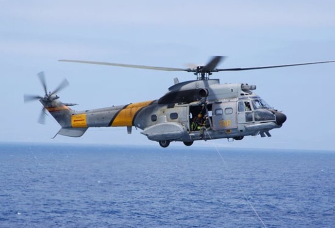 Helicóptero AS 332 'Super Puma' del Ejército del Aire