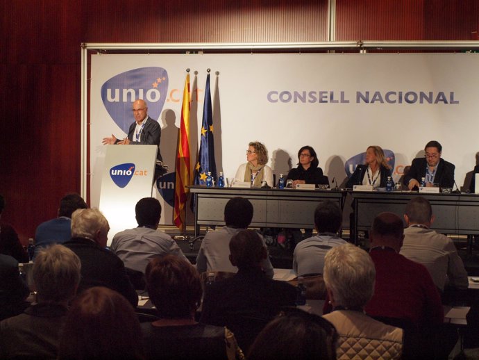 Josep Antoni Duran, en el Consell Nacional de Unió