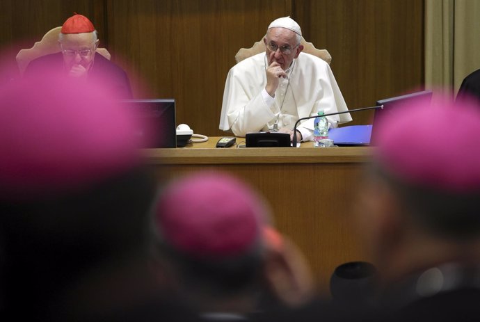 Papa Francisco en el Sínodo sobre las Familias en el Vaticano