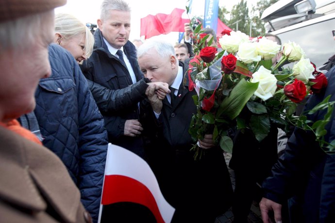 Jaroslaw Kaczynski, líder de la oposición en Polonia