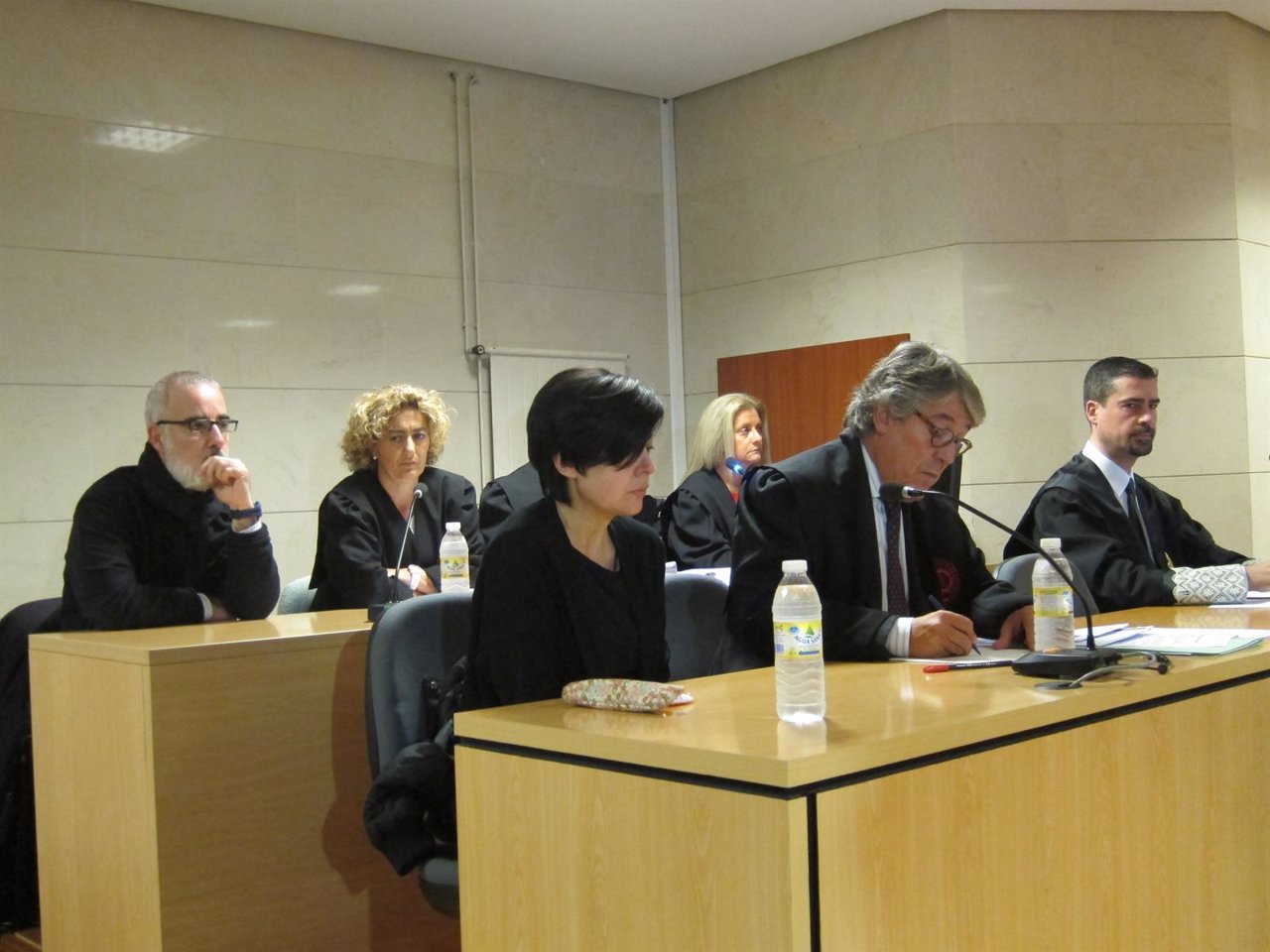 Rosario Porto y Alfonso Basterra, padres de Asunta, durante el juicio