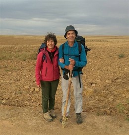 Michel Cerdán y su pareja