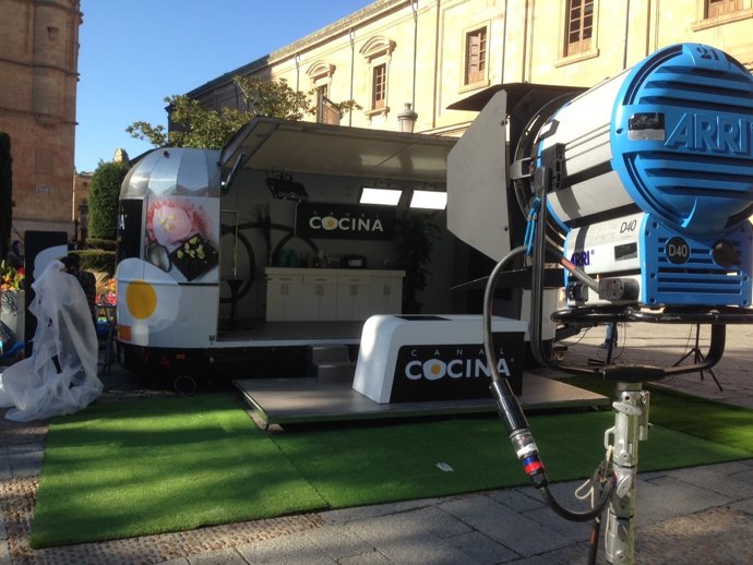 Grabación de un programa de cocina en Salamanca