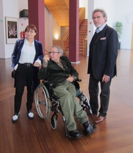 Ariane Ascaride, José Antonio Gurriarán y Robert Guédiguian en Seminci