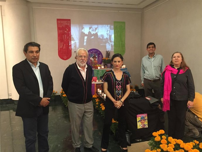 Embajada mexicana que ha traído al Ocib 2015 la Fiesta de los Muertos de México