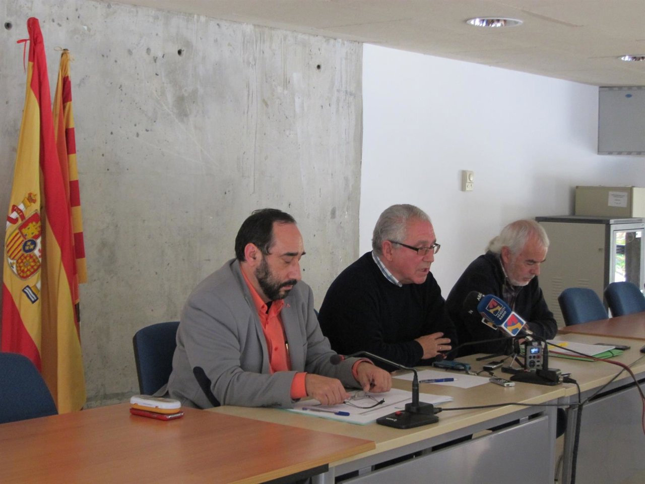 Rueda de prensa de presentación de los datos de las primarias de Ahora Aragón en