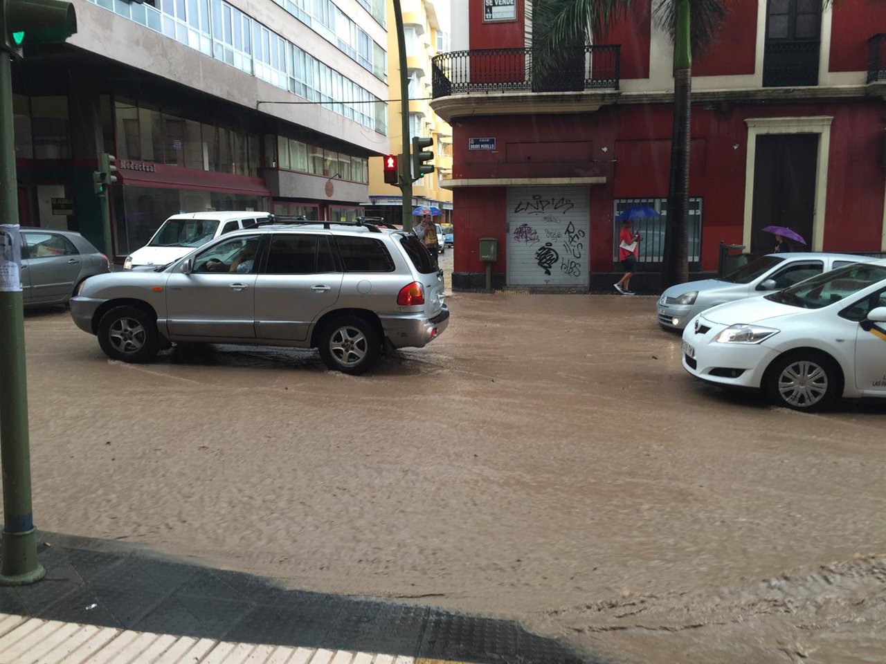 Lluvia en Las Palmas de Gran Canaria
