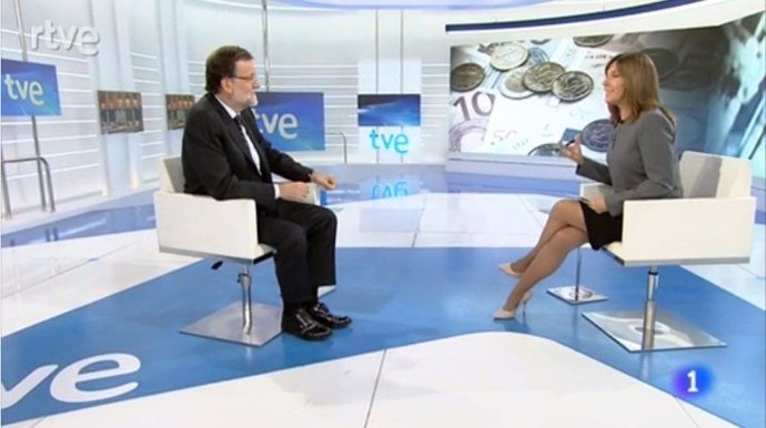 Rajoy entrevistado por Ana Blanco