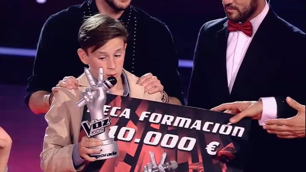 JOSÉ MARÍA GANA LA VOZ KIDS 2