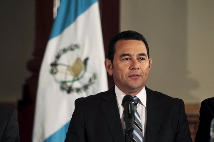 El presidente electo de Guatemala, Jimmy Morales