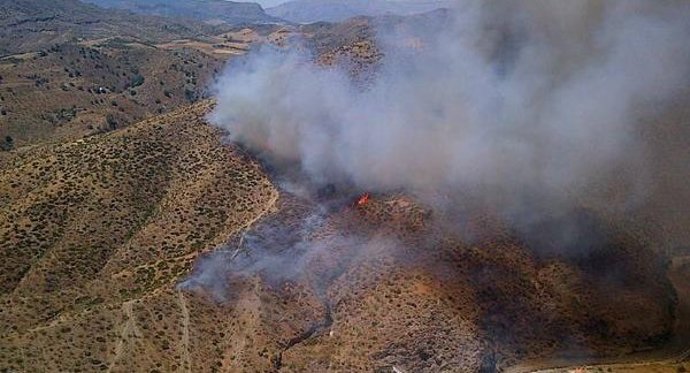 Incendio en Cártama