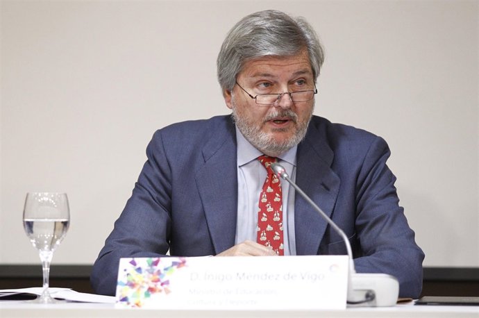 El ministro de Educación, Cultura y Deporte, Íñigo Méndez de Vigo