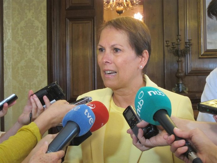 La presidenta del Gobierno de Navarra, Uxue Barkos