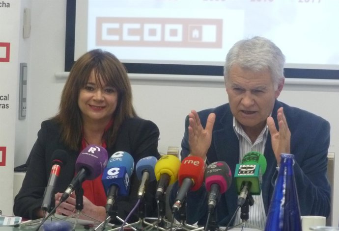 José Luis Gil y Lola Santillana, CCOO