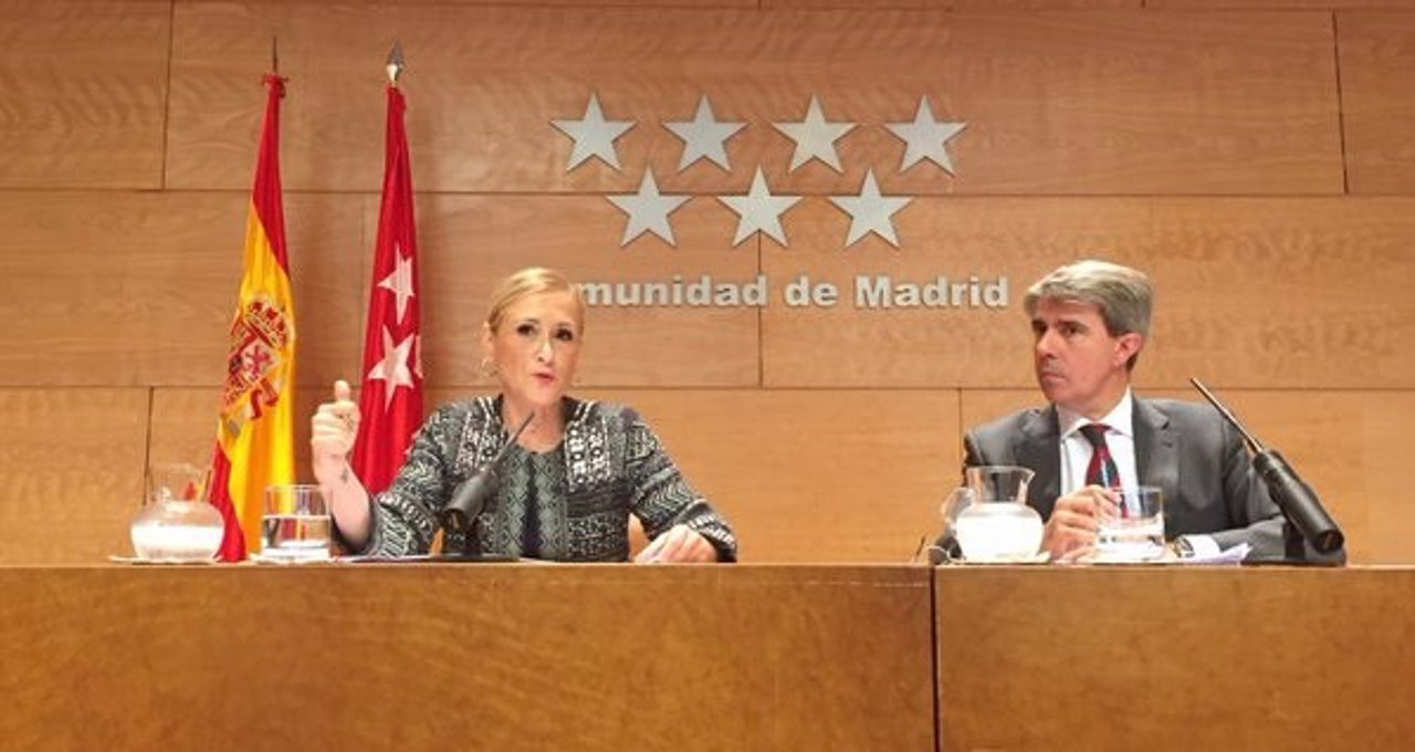 Cristina Cifuentes y Ángel Garrido