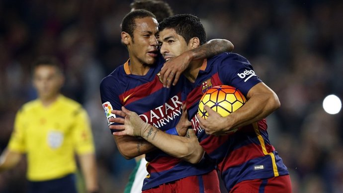 Neymar y Luis Suárez (FC Barcelona)