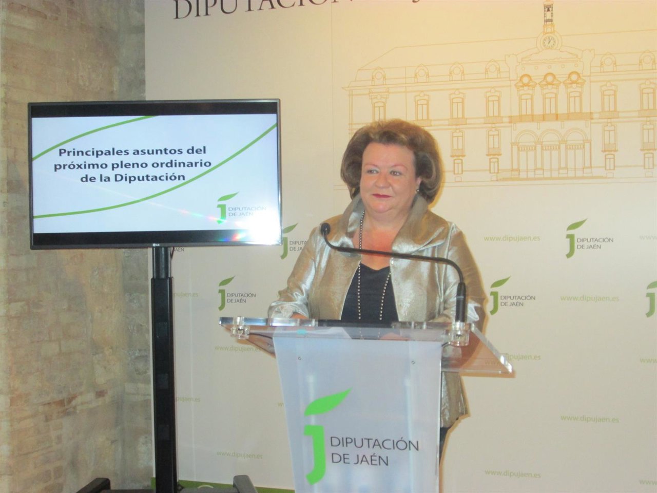 Pilar Parra en la rueda de prensa