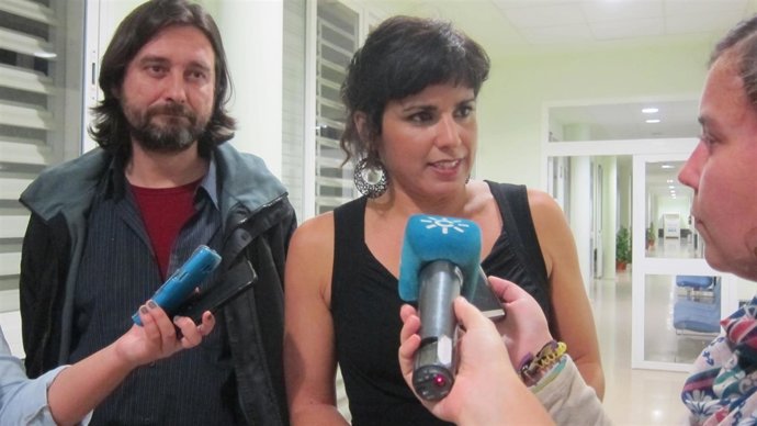 La secretaria general de Podemos Andalucía, Teresa Rodríguez.
