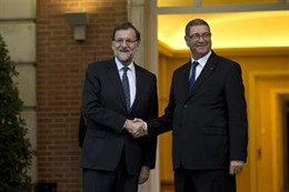 Rajoy y el primer ministro tunecino