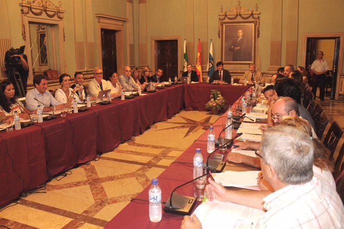 Pleno del Ayuntamiento de Huelva. 
