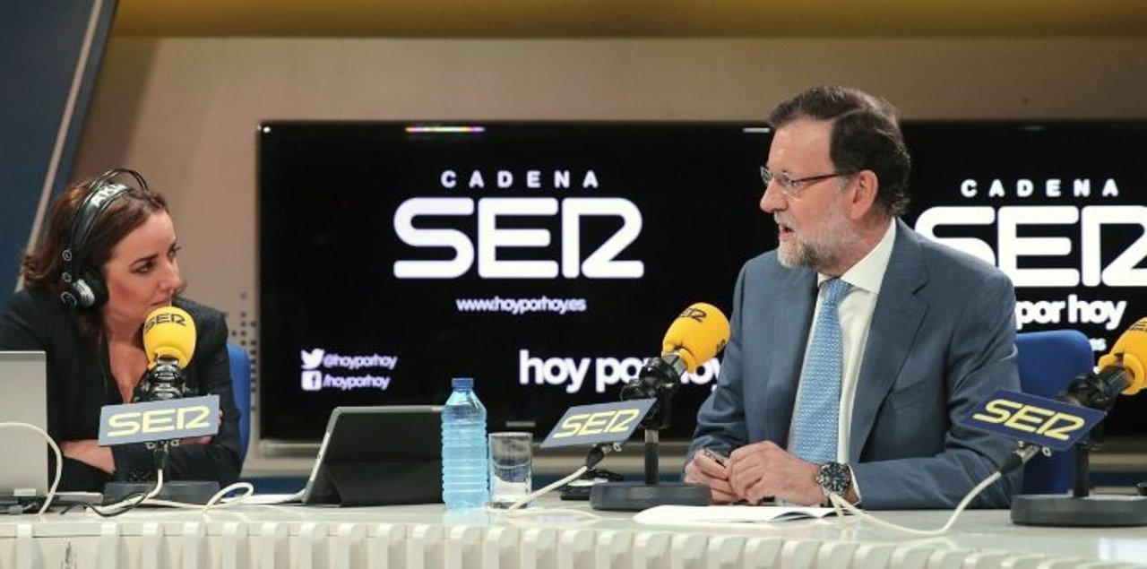 El presidente del Gobierno, Mariano Rajoy, en la SER