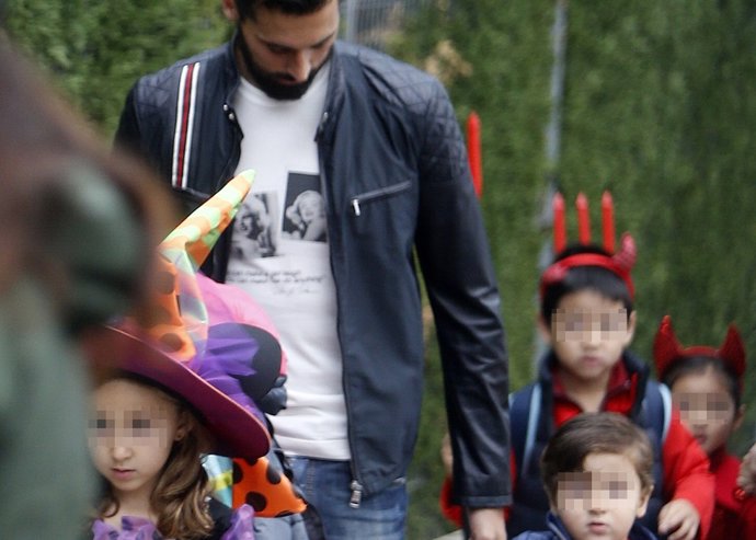 Álvaro Arberola con sus hijos