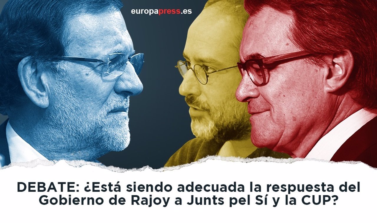 DEBATE: ¿Está siendo adecuada la respuesta de Rajoy a Junts pel Sí y la CUP?