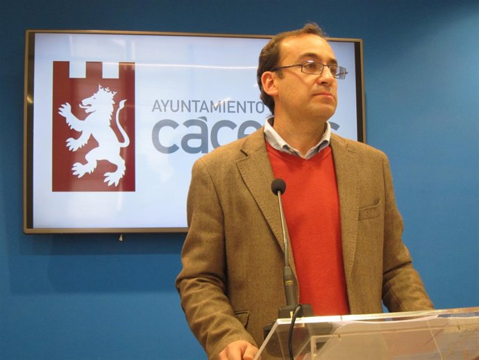 Rafael Mateos, portavos del equipo de Gobierno del Ayuntamiento de Cáceres