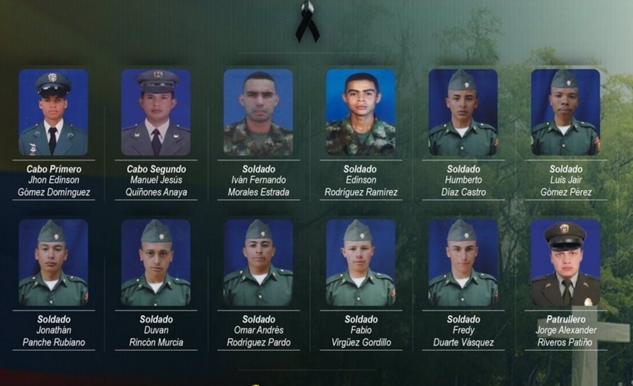 Soldados muertos en emboscada del ELN